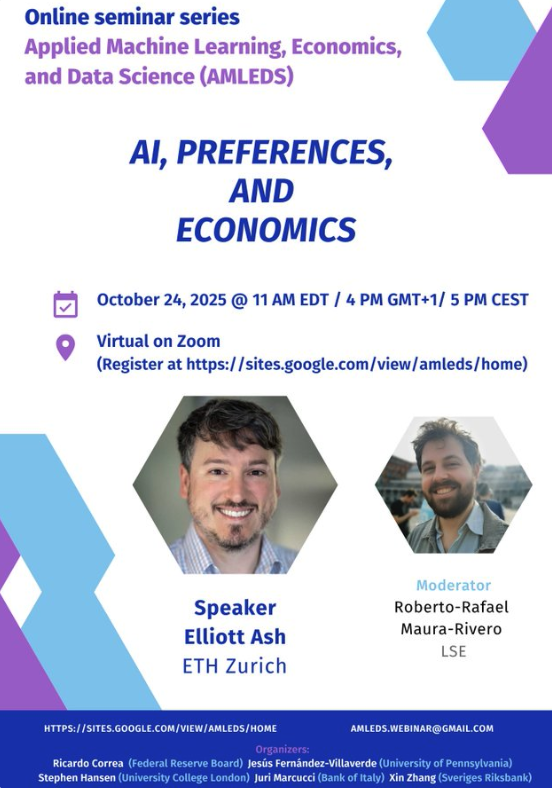 ETH Zurich Economics and Data Science