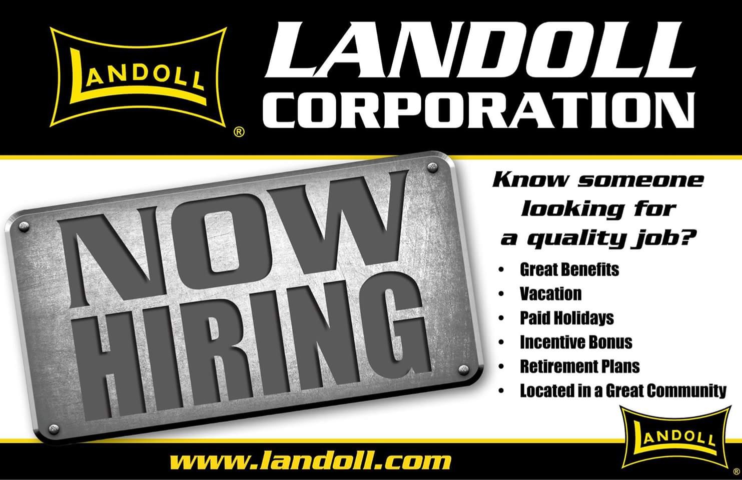 LANDOLL COMPANY. LLC - JOB LOCATED IN MARYSVILLE KS