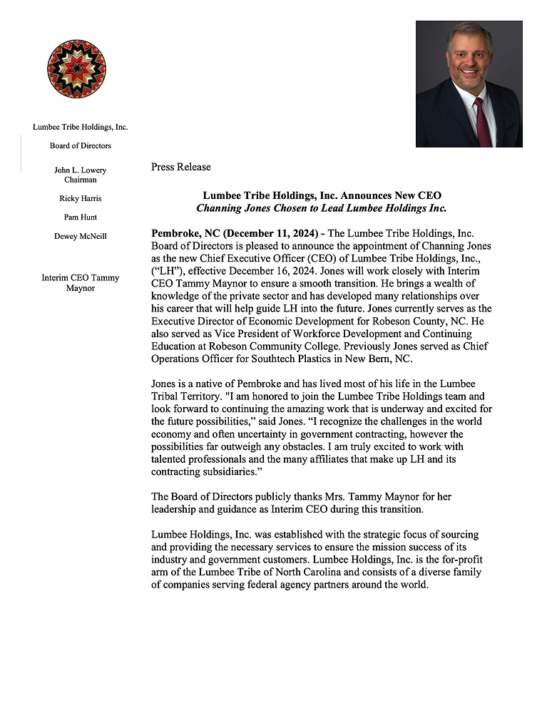 Lumbee Holdings, Inc