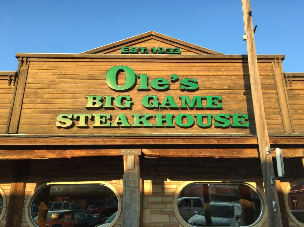 Ole's Big Game Steakhouse - Paxton, Nebraska